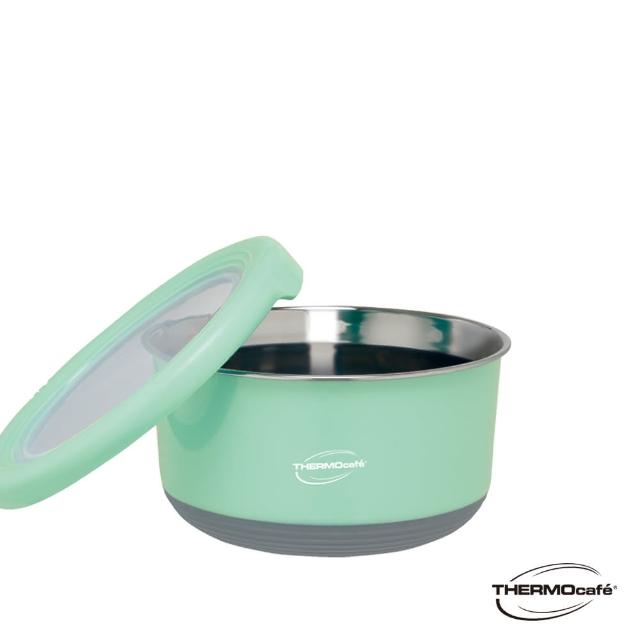 【THERMOcafe 凱菲】超值4入 不鏽鋼多功能隔熱碗1200ml TC-BOWL