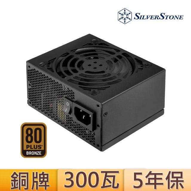 【SilverStone】300W 80 PLUS 銅牌認證 電源供應器(銀欣_SFX ST30SF_第二版本)