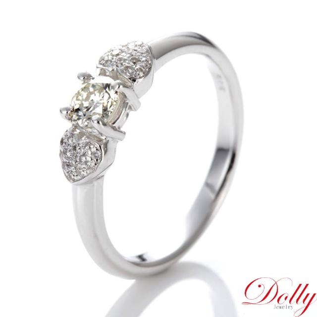 DOLLY【DOLLY】求婚戒 0.30克拉完美車工 14K金鑽石戒指(075)