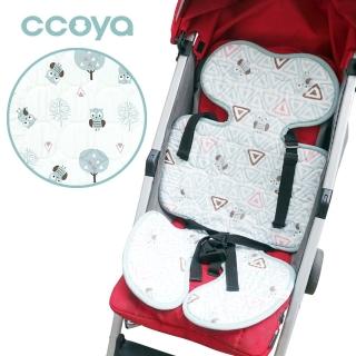 【BabyTiger 虎兒寶】Ccoya 韓國製寶寶推車四季通用3D坐墊 -(森林貓頭鷹)