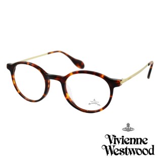 【Vivienne Westwood】英國Anglomania英倫簡約光學眼鏡(琥珀 AN341M02 12HR)