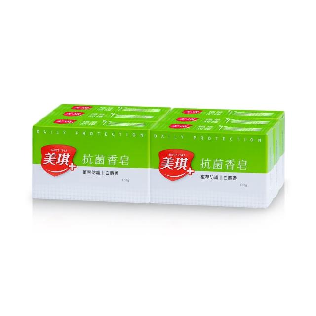 【美琪】抗菌香皂 100g X6塊 任選(白麝香/草本/茶樹)