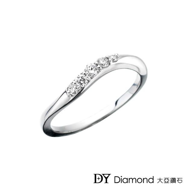 DY Diamond 大亞鑽石【DY Diamond 大亞鑽石】18K金 時尚簡約鑽石線戒