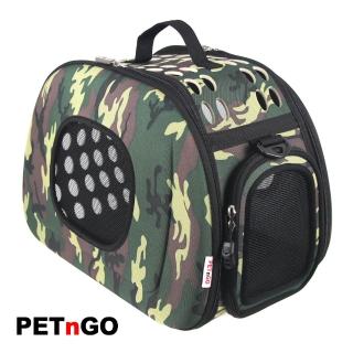 【PETnGO】透氣網窗寵物提包(迷彩)