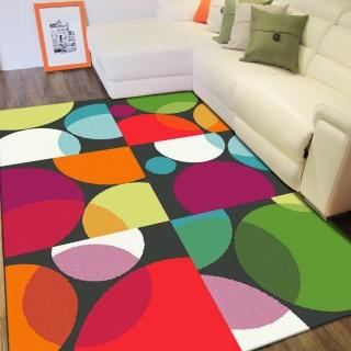 【范登伯格】比利時SWING現代地毯-彩圓(120x170cm)