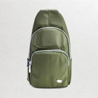 【DRAKA 達卡】防潑水兩用單肩斜背胸包-綠(44DK58220159)