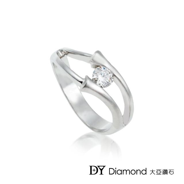 DY Diamond 大亞鑽石【DY Diamond 大亞鑽石】18K金 0.20克拉 造型鑽石女戒