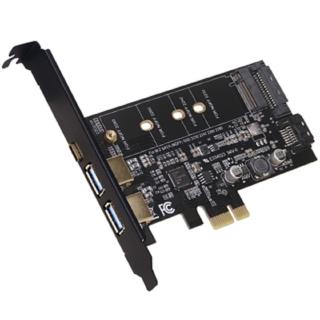 【伽利略】PCI-E 1X USB3.1 5G 2A1C + M.2-NGFF 轉接卡(PTU314B)
