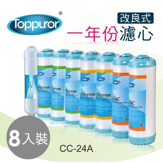 【Toppuror 泰浦樂】一年份濾心-TPR-RO系列專用(改良版濾心 CC-24A)