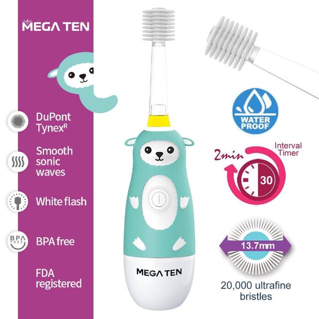 【日本Mega Ten】幼童/兒童360電動牙刷(9款可選)