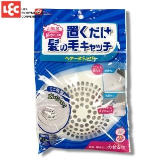 【LEC】濾髮蓋附吸盤 M(日本專利設計毛髮一網打盡)