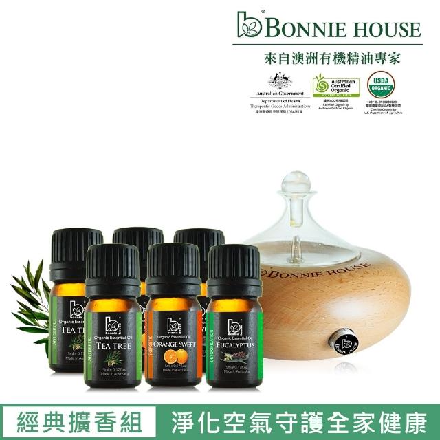 【Bonnie House】月之湖+茶樹5ml*2+迷迭香5ml*2+尤加利5ml*2