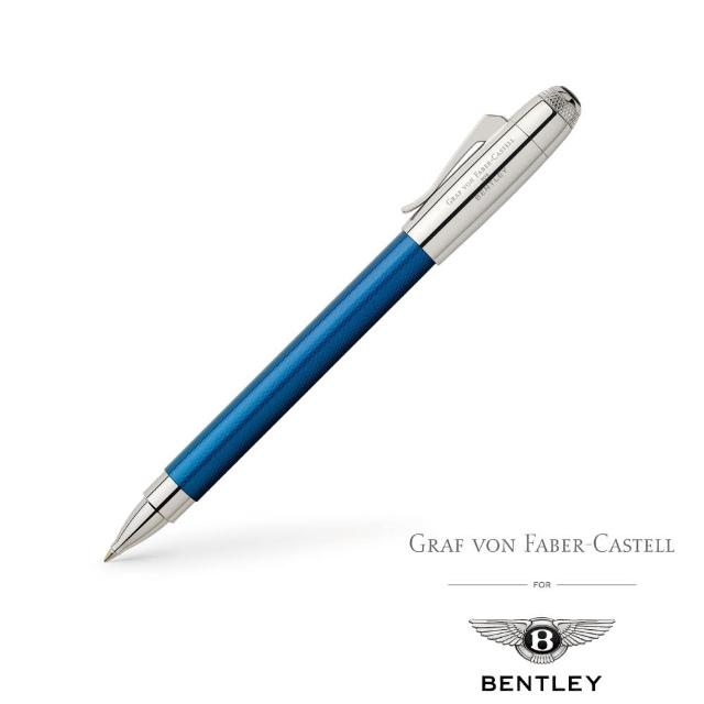 【GRAF VON FABER-CASTELL】BENTLEY 賓利 X GRAF VON 限量聯名款 鋼珠筆(寶石藍)