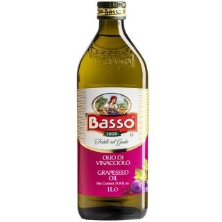 【Basso巴碩】義大利純天然葡萄籽油1公升x4入