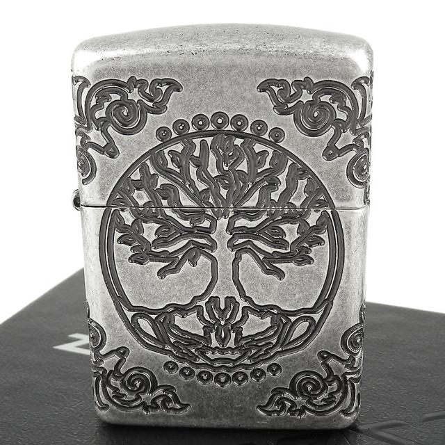 【Zippo】美系~Tree of Life-生命之樹圖案設計打火機(ARMOR裝甲)