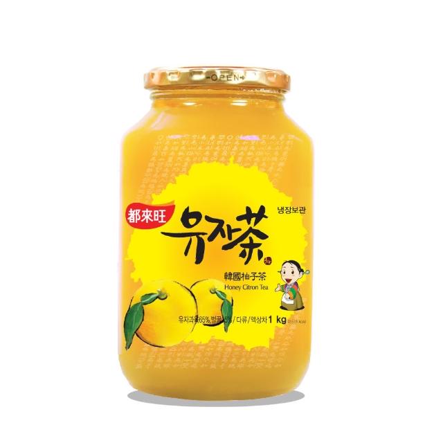 【都來旺】蜂蜜柚子茶1kg 3入組(蜂蜜、柚子、柚子茶)