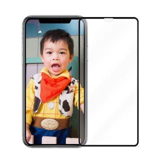 【AdpE】iPhone Xs Max /iPhone 11 Pro Max 通用 6.5吋 全膠黑邊滿版高清防爆鋼化玻璃貼/保護貼