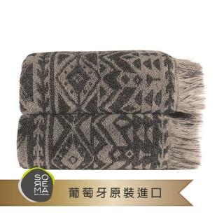 【Sorema 舒蕾馬】印加風格圖騰浴巾-SPIRIT 70x140cm 南歐陽光明星品牌(★五星級奢華渡假飯店SPA風格★)