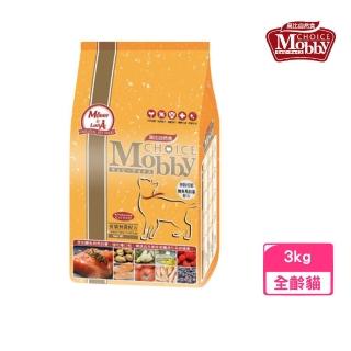【Mobby 莫比】《鱒魚馬鈴薯》愛貓無榖配方 貓糧 3kg(贈 外出試吃包*4)