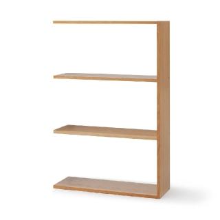 【MUJI 無印良品】自由組合層架/橡木/3層/寬版追加用(大型家具配送)