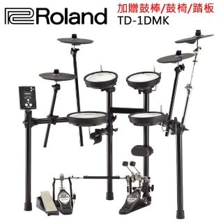 【ROLAND 樂蘭】TD-1DMK邁出鼓手第一步的夢幻套鼓(附踏板/鼓椅/鼓棒/公司貨/原廠保固)