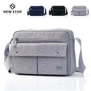 【NEW STAR】日系A4多口袋側背包斜背包包 BL158(側背包 斜背包)