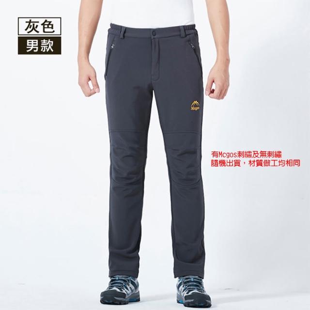 【TENGYUE】男女款機能防風抗寒加厚保暖褲(長褲 休閒 內刷毛 加絨保暖)