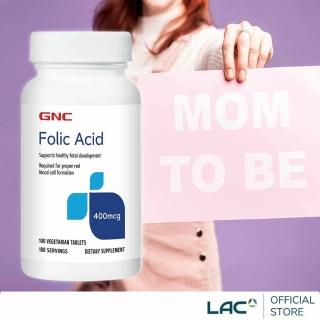 【GNC 健安喜】葉欣 100錠(葉酸400mcg)