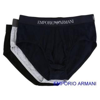 【EMPORIO ARMANI】20192019男時尚超炫褲頭黑色三角內著2件組-網