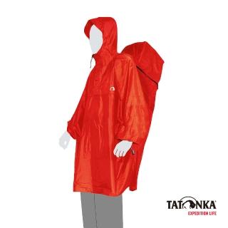 【TATONKA】Cape 加大雨衣  紅(M/L)