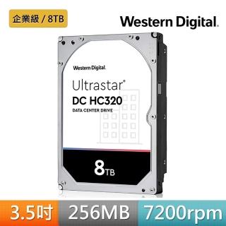 【WD 威騰】Ultrastar DC HC320 8TB 3.5吋 企業級硬(HUS728T8TALE6L4)