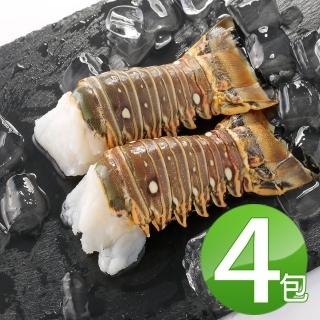 【華得水產】野生頂級龍蝦身4件組(170g/包)