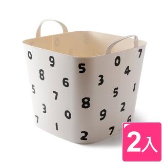 【stacksto】sou sou花漾籃/收納籃/提籃/野餐籃/洗衣籃-2入組(七款可選)