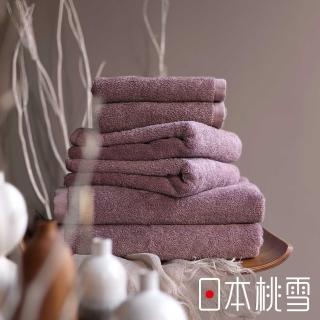 【日本桃雪】日本製原裝進口精梳棉飯店毛巾超值兩件組(霧灰  鈴木太太公司貨)
