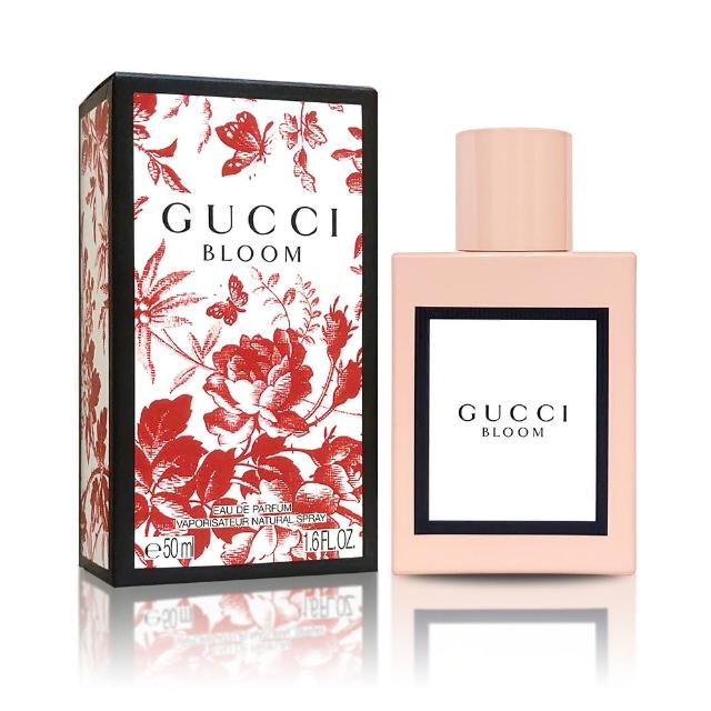 【GUCCI 古馳】花悅女性淡香精 50ML(GUCCI 花悅 香精 正裝)