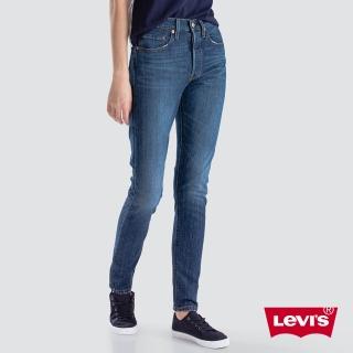 【LEVIS】女款 501 Skinny 高腰排釦牛仔長褲 / 彈性布料-熱銷單品