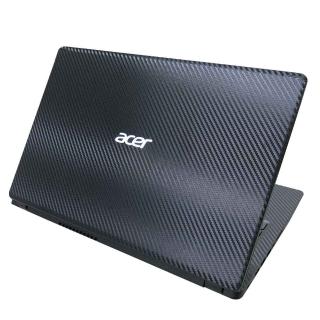 【Ezstick】ACER A515-52 G 黑色立體紋機身貼(含上蓋貼、鍵盤週圍貼)