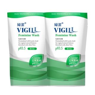 【VIGILL 婦潔】日常潔淨 私密沐浴露 補充包180ml x兩包組