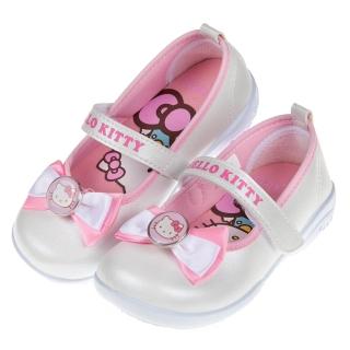 【布布童鞋】HelloKitty凱蒂貓蝴蝶結白色兒童公主鞋(C9E742M)