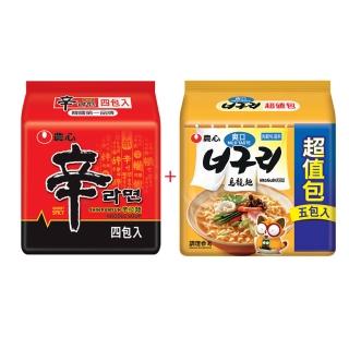 【NONG SHIM】農心辛拉麵+爽口烏龍超值組(1080g)
