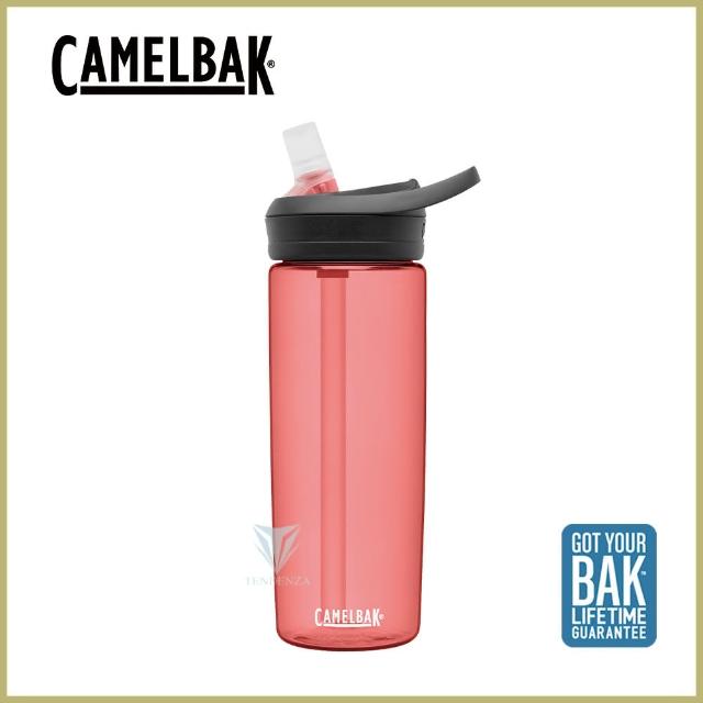 【CAMELBAK】600ml eddy+多水吸管水瓶 石榴紅(CB1642602060 水壺)