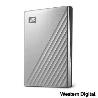 【WD 威騰】★My Passport Ultra 2TB 2.5吋USB-C行動硬碟(炫光銀)