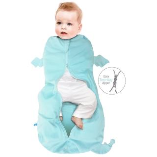 【荷蘭 wallaboo】2合1可愛動物包巾+睡袋/M/6-8.5kg(包巾 睡袋二合一設計 方便又實用)
