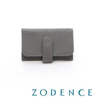 【ZODENCE 佐登司】COMBO系列進口牛皮名片夾(灰色)