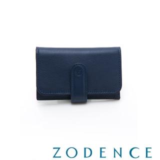 【ZODENCE 佐登司】COMBO系列進口牛皮名片夾(藍色)