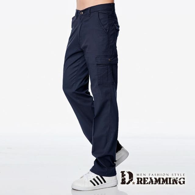 【Dreamming】超輕薄多口袋伸縮休閒長褲 涼感 工作褲(共四色)