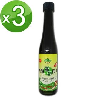 【味榮】純釀黑豆蔭油油膏420ml(3入組)