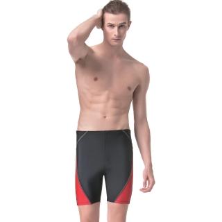 【聖手牌】素面紅邊飾五分男泳褲(男泳褲)