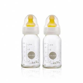 【Hevea】無毒硼矽玻璃奶瓶120ml(二入)(通過世界級的安全檢驗標準)