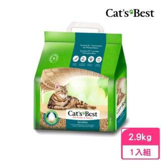【CAT’S BEST 凱優】強效凝結除臭木屑砂《黑標》8L/2.9kg